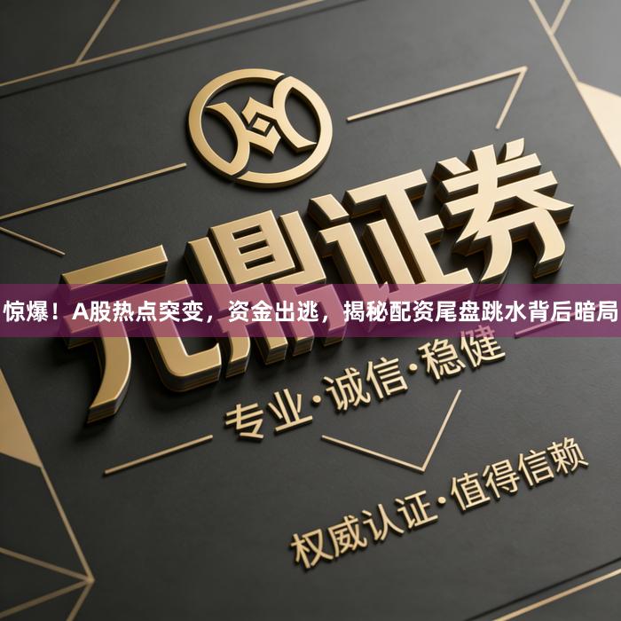 惊爆！A股热点突变，资金出逃，揭秘配资尾盘跳水背后暗局