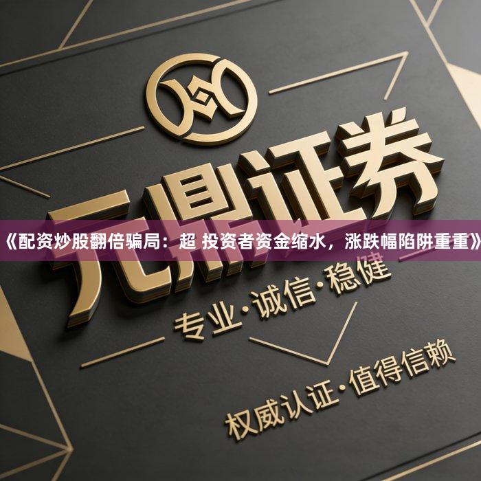 《配资炒股翻倍骗局：超 投资者资金缩水，涨跌幅陷阱重重》