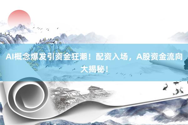 AI概念爆发引资金狂潮！配资入场，A股资金流向大揭秘！