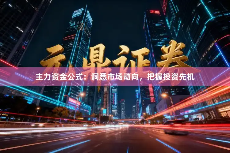 主力资金公式：洞悉市场动向，把握投资先机