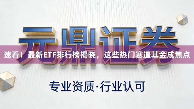 速看！最新ETF排行榜揭晓，这些热门赛道基金成焦点